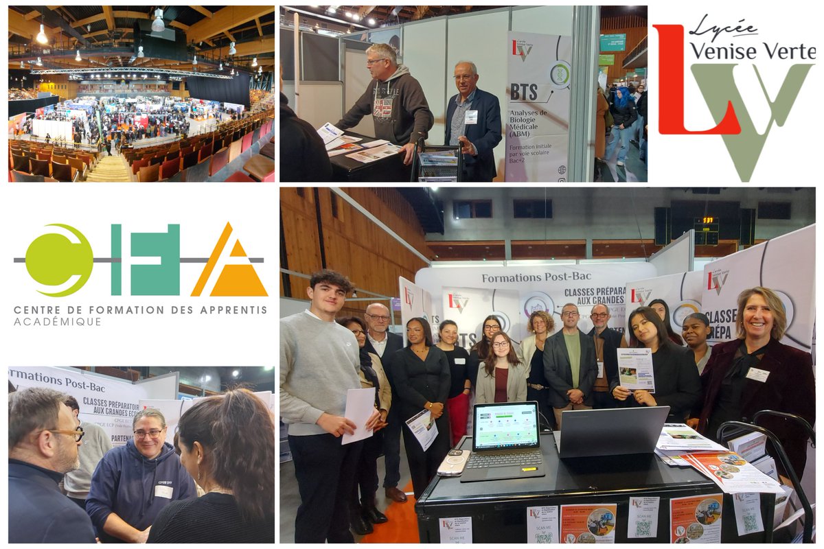 Merci aux élèves et famille venus découvrir nos formations #BTS et #CPGE  du <a href="/LvvNumerique/">LvvNumerique</a> au Salon Étudiant à l’Acclameur 🎓 <a href="/NiortAgglo/">Niort Agglo</a>
Nos stands et nos equipes sont encore presentes cet apres- midi !
➡️  share.google/ei4G6oT9cRxMnm… 
<a href="/DrillaudEstelle/">Estelle Drillaud</a> <a href="/salliouxbel/">Sallioux</a> <a href="/cfaacademique/">CFA académique de l'académie de Poitiers</a>