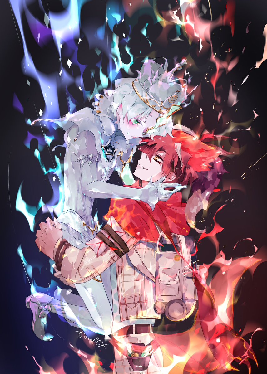 aretottekudasai's tweet image. フロマティ 🦊👑
アンソロWEB再録です
素晴らしいアンソロに感謝と愛を♡♡