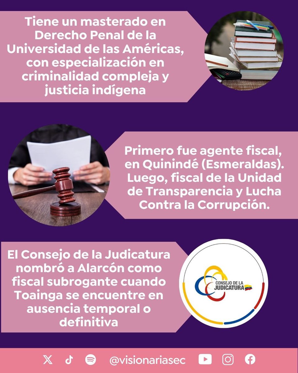 visionariasec's tweet image. #ATENCIÓN | Tras la renuncia de Wilson Toainga, la Fiscalía General del Estado tiene nuevo titular. Se trata de Carlos Argudo.

#Fiscal #CarlosArgudo #WilsonToainga #VisionariasInforma