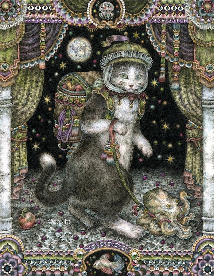 #いいにゃんにゃんの日
🌖🐈‍⬛🐙🪼🐠