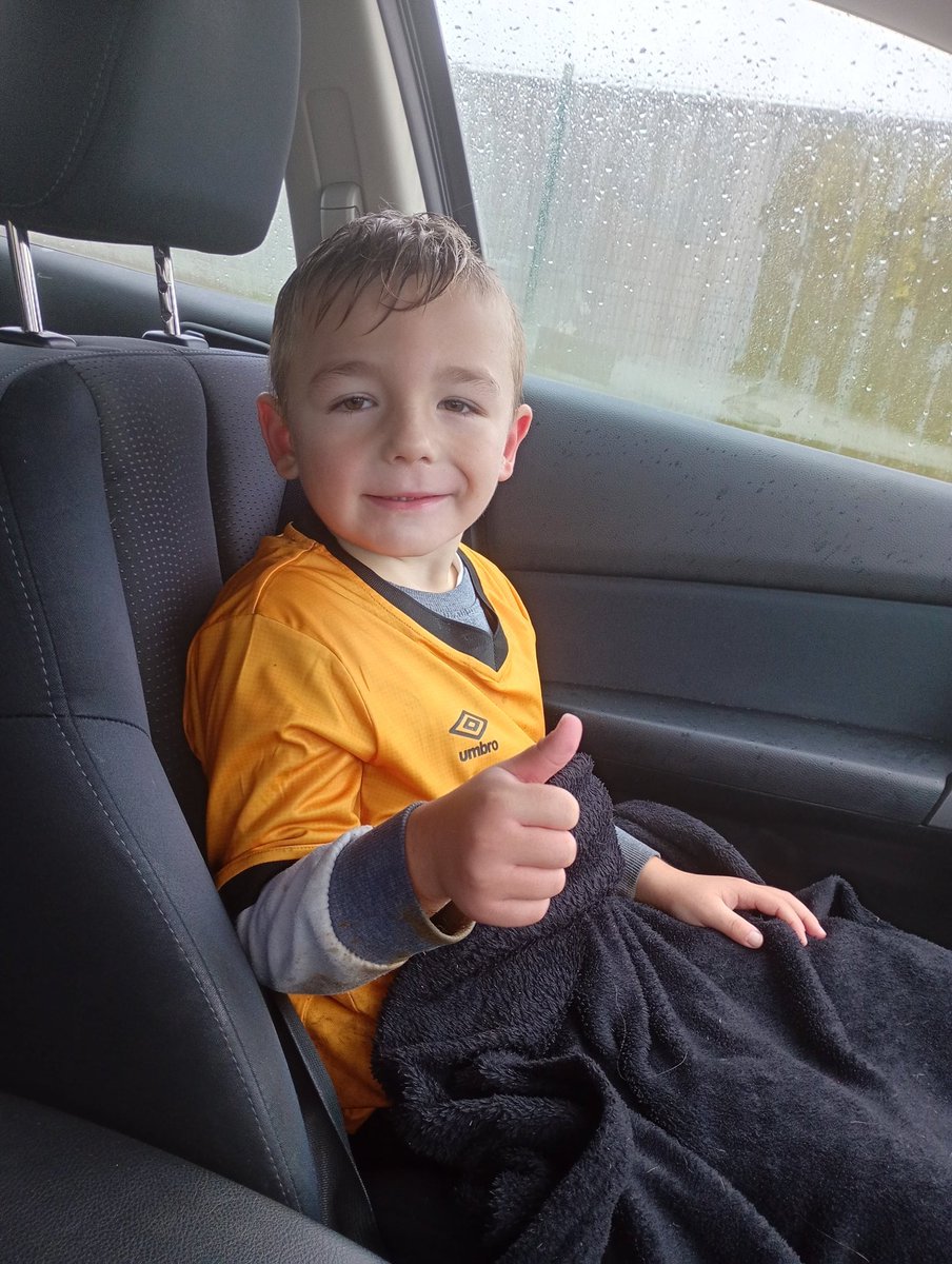 So proud of this kid today played an absolute blinder in the worse conditions scored his first Boston goal and helped the team win 9-0 keep pushing kid 👊🏼👏🏼⚽