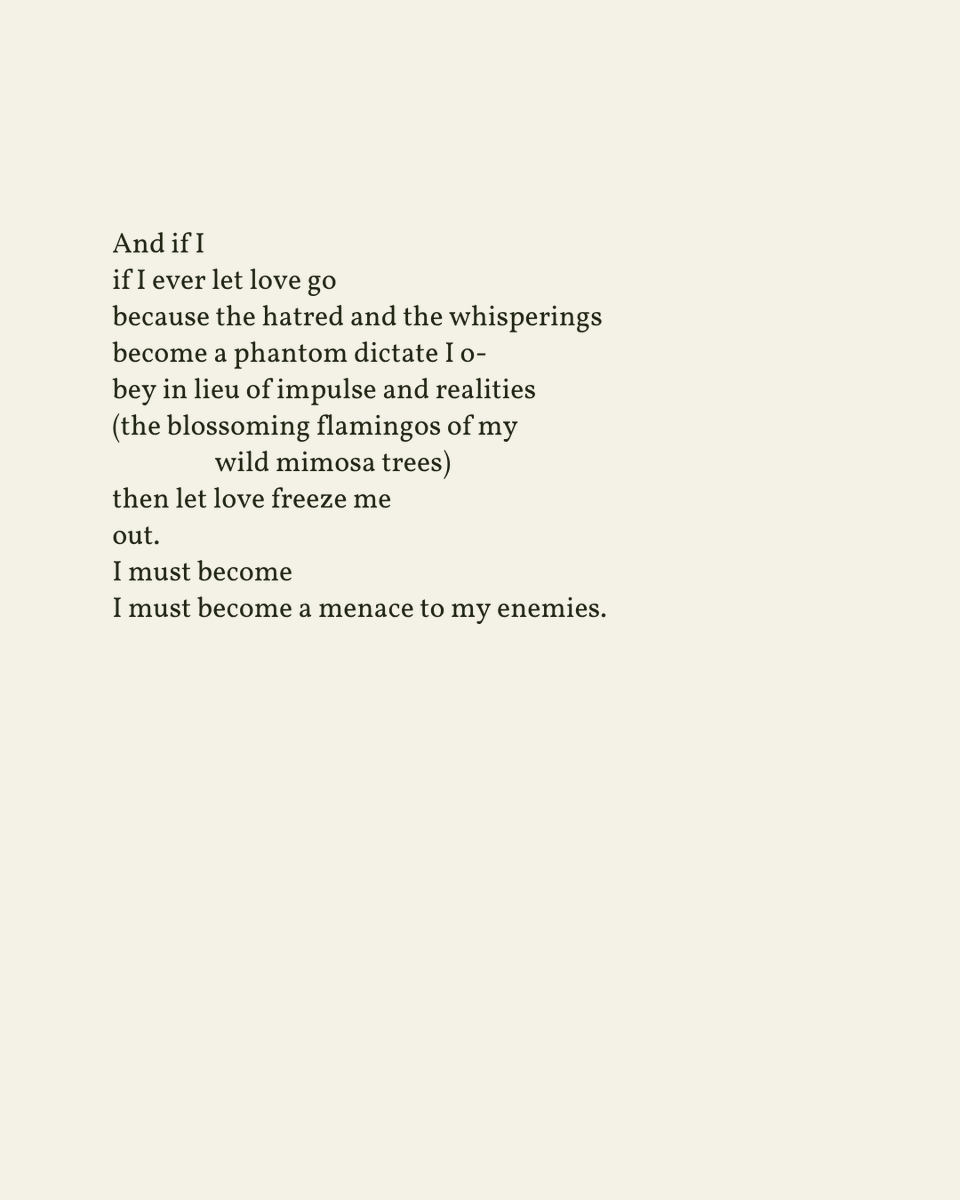 readalittlepoem's tweet image. “How many of my brothers and my sisters / will they kill / before I teach myself / retaliation?”

— June Jordan