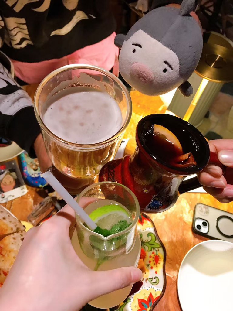 干杯🍻
鲨鲨～