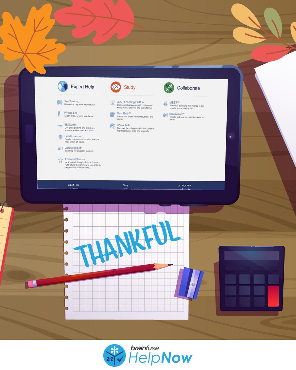 HelpNow: This month, we’re thankful for tools that make learning easier. HelpNow connects you with real tutors (not bots) who can support you with math, writing, science, and more. Any grade. Any skill level. 

 📎Click here to get started:  ow.ly/Gkh250X8Ipt

#MYRRPL