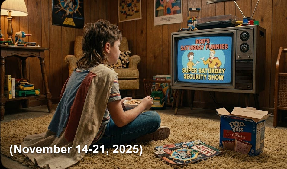 rodtrent's tweet image. Rod&apos;s Saturday Funnies: Russian Phishing Vacations, DoorDash Déjà Vu, and VPN Gremlin Attacks Galore (November 14-21, 2025) rodtrent.substack.com/p/rods-saturda…

#RodsSaturdayFunnies #CybersecurityHumor #TechNews #SaturdayCartoons #CyberSafety #TechLaughs #SecurityUpdates