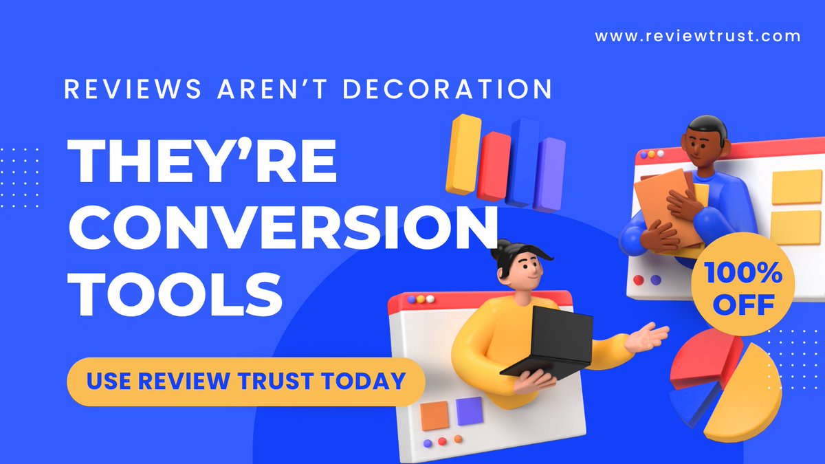 GetReviewTrust's tweet image. Your reputation isn’t built on promises.
It’s built on proof. Verified reviews are a credibility that sells. 

Get Review Trust for FREE!

Click here: go.reviewtrust.com/a27de4 

#ReviewTrust #ProofNotPromises #CustomerTrust #SocialProof #BusinessGrowth
