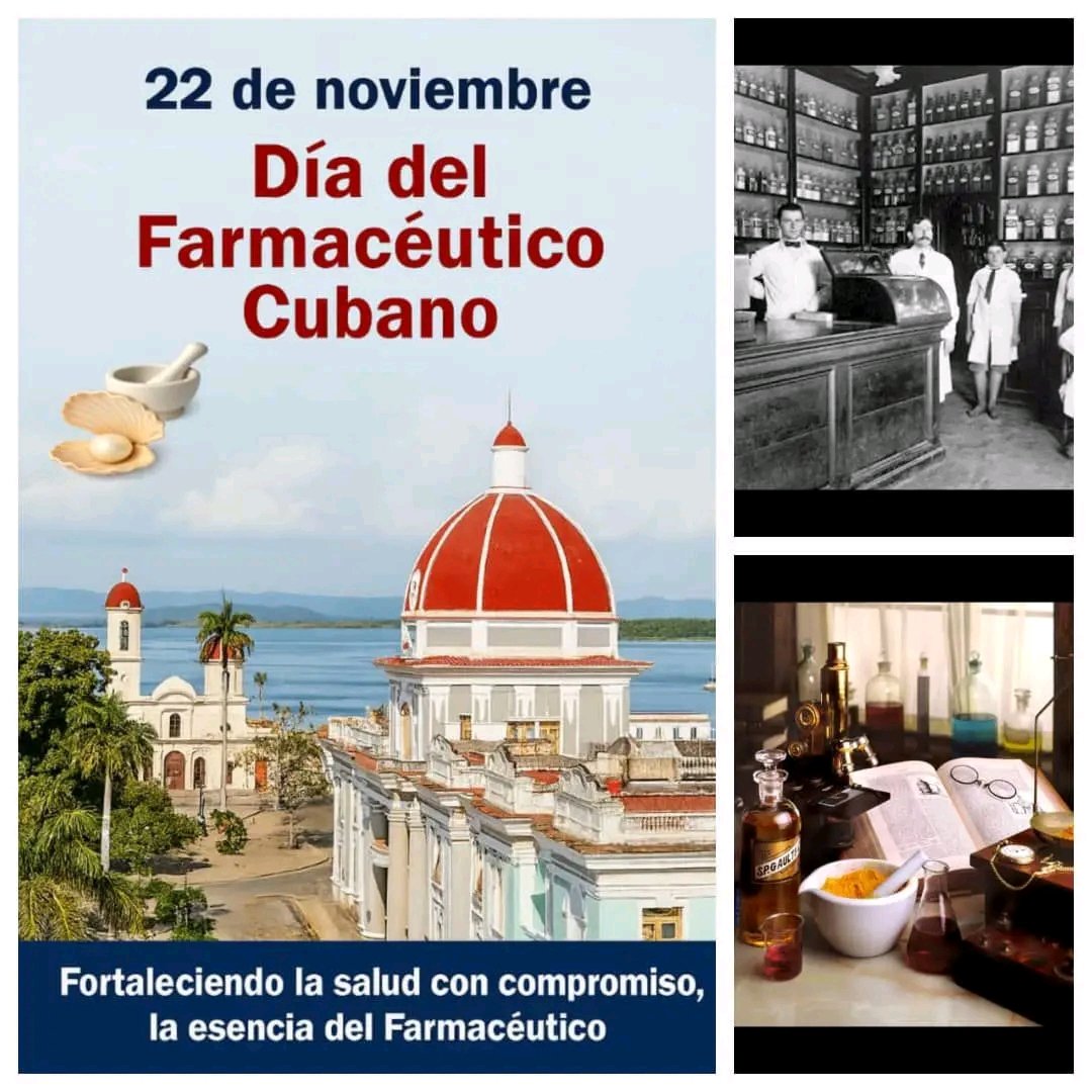 Muchas felicidades a los farmacéuticos en su día en especial a los villaclareños.#CubaPorLaSalud.