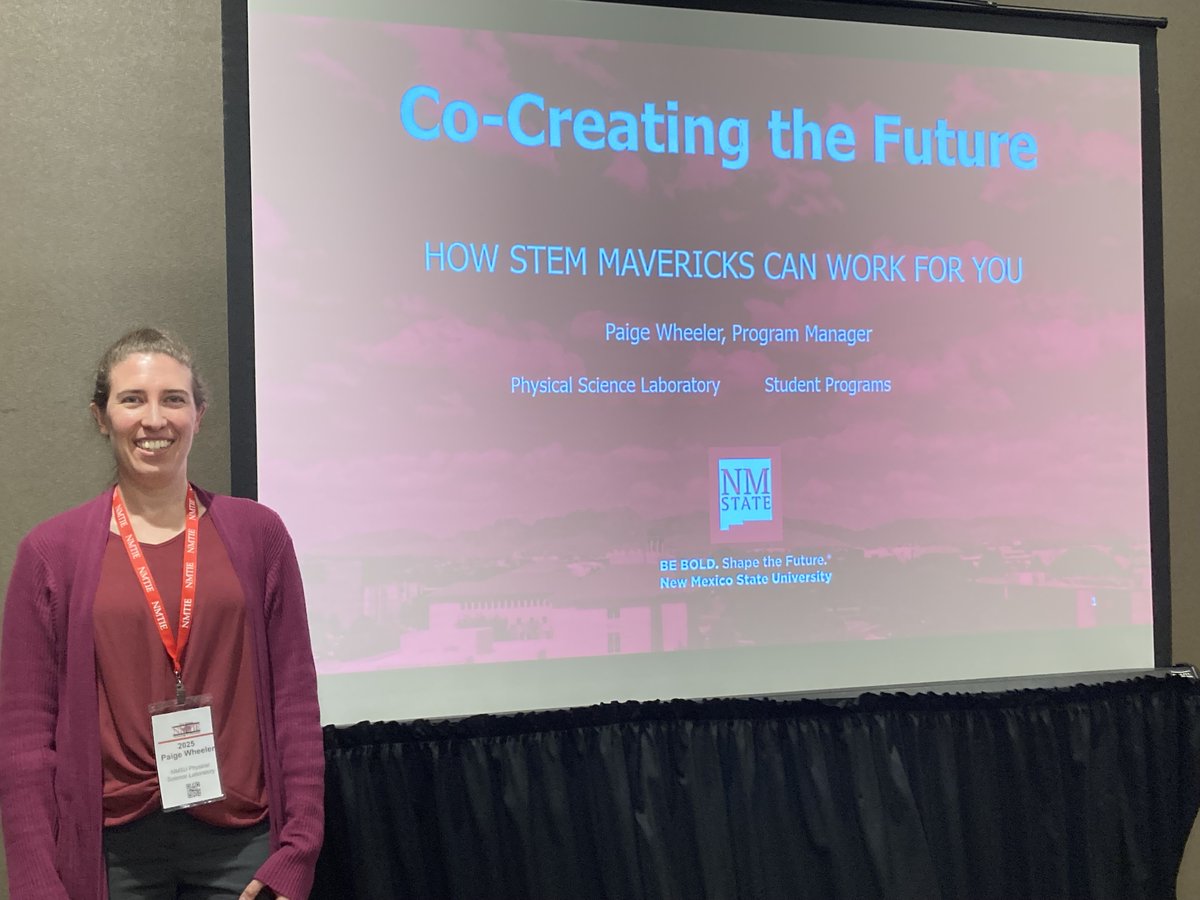 PSLNMState's tweet image. At #NMTIE2025, PSL continued discussions with NM educators to explore expanding STEM Mavericks from summer camp to hands-on, in-class curriculum. Exciting possibilities ahead!
#PSLExcellence #NMSU #STEMMavericks  #EducationInnovation #AIliteracy #DataLiteracy #HandsOnLearning