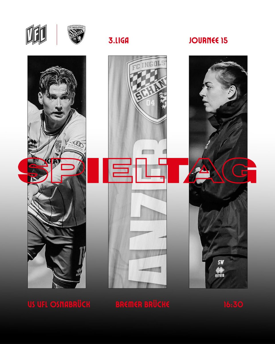 schanzerFR's tweet image. 𝗦𝗣𝗜𝗘𝗟𝗧𝗔𝗚

🆚 VfL Osnabrück (4ème)
🏟️ Bremer Brücke
⌚️ 16H30

#OSNFCI #FCI #schanzer