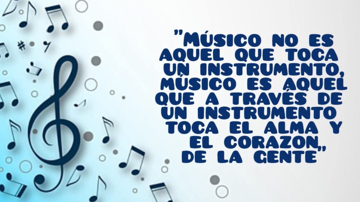 22 de noviembre 
Día de Santa Cecilia 
Día del Músico 
Felicidades a quien toca y enseña a otros el amor y dedicación a un instrumento.
¡Feliz día del Músico!
