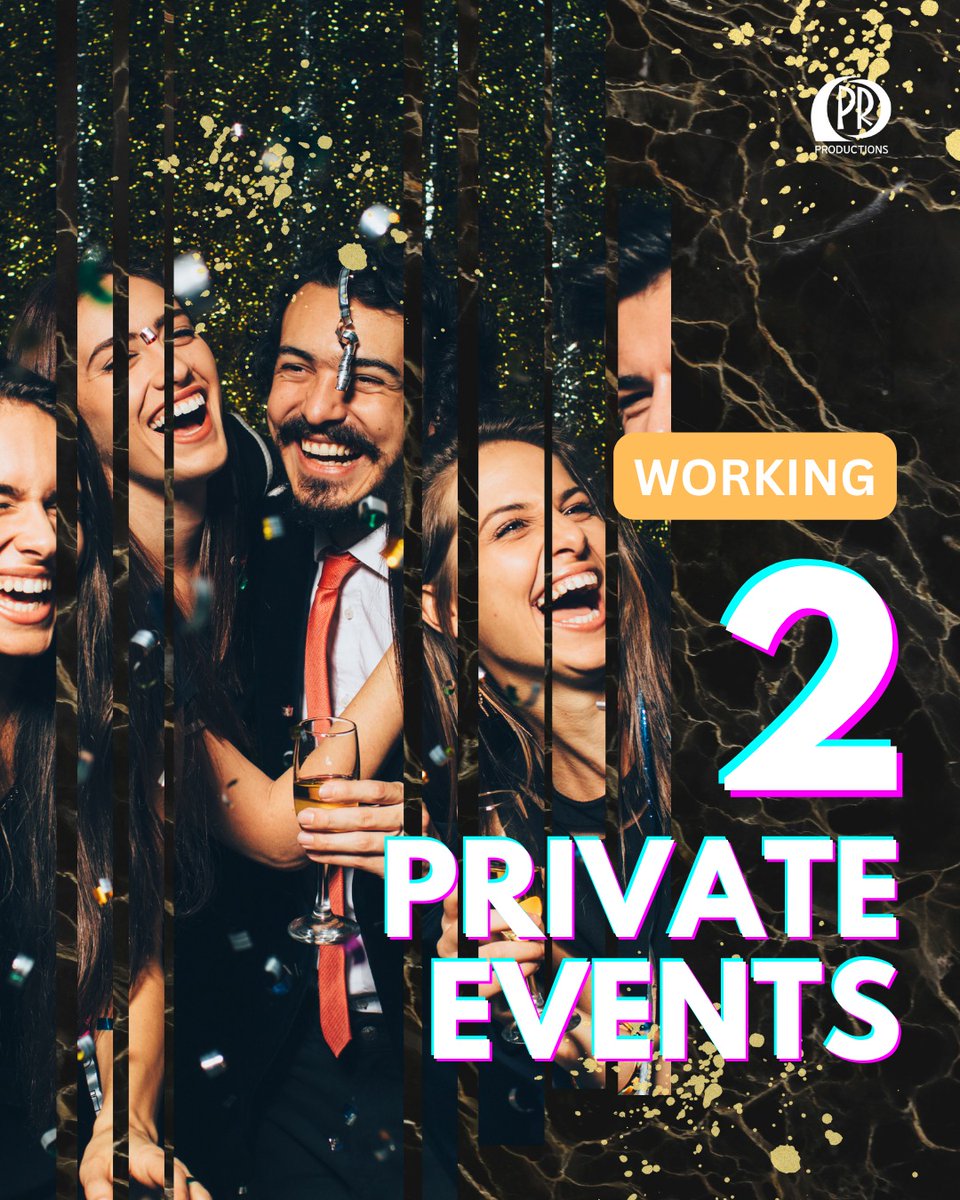 PRProductions's tweet image. Every week, multiple events are in production!
Reserve your event
PRPRODUCTIONS.NET

Contact us today!

#EventPlanner #DJLife #PartyVibes #EventMagic #MemorableMoments
#Connections #music #Dance #party #partyatl #partyatlanta #CorporateCelebrations #PrivateEvent