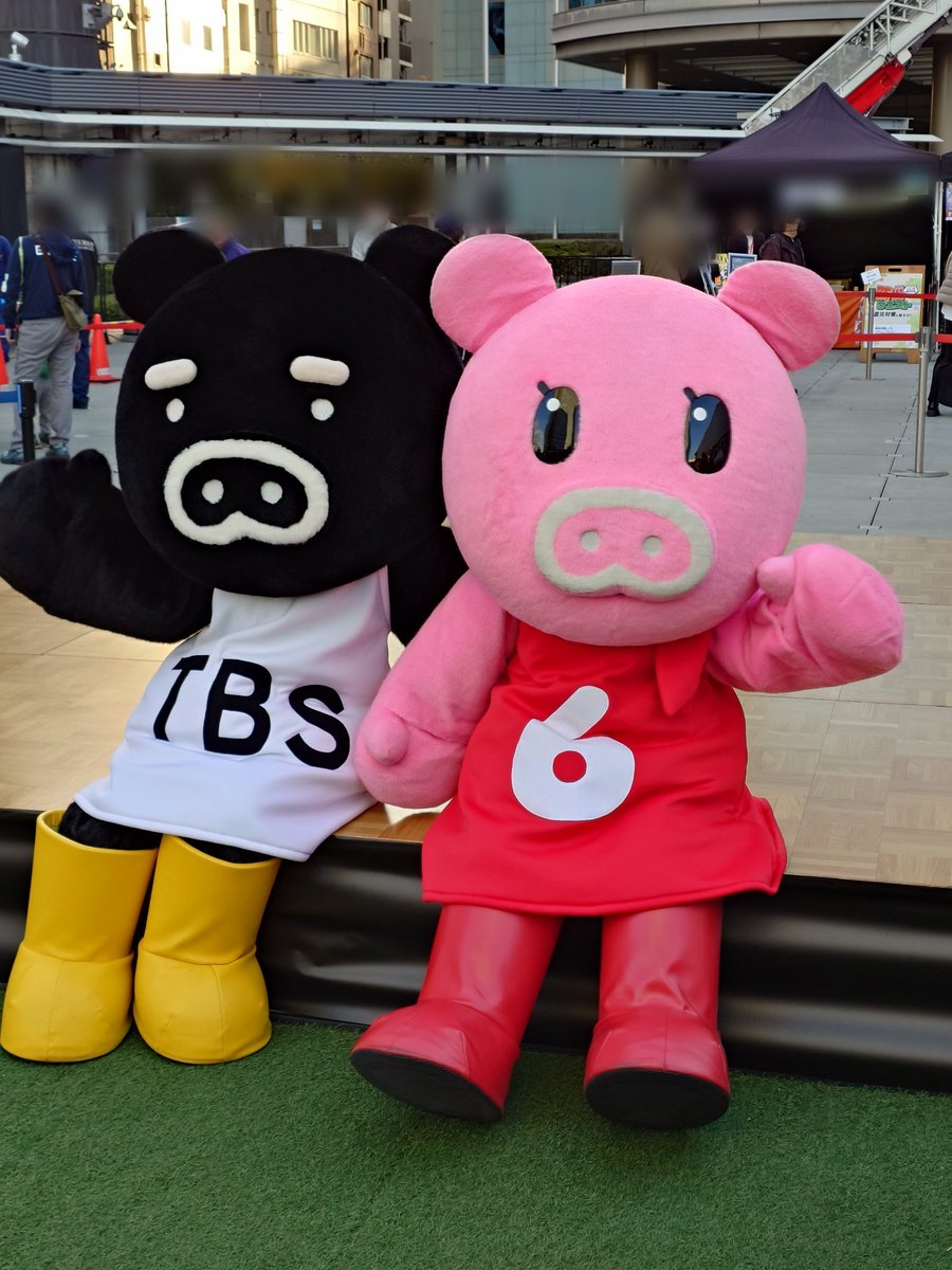 P4R5GWE0ZLJHEO1's tweet photo. おてんばブーナちゃんとマイペースなブーブの名コンビ。ブブブナ大好きだよー🐽🐽🖤🩷
#赤坂サカス防災フェス
#BooBo
#ブーブ
#Boona
#ブーナちゃん https://t.co/YJWz1C3Sxq