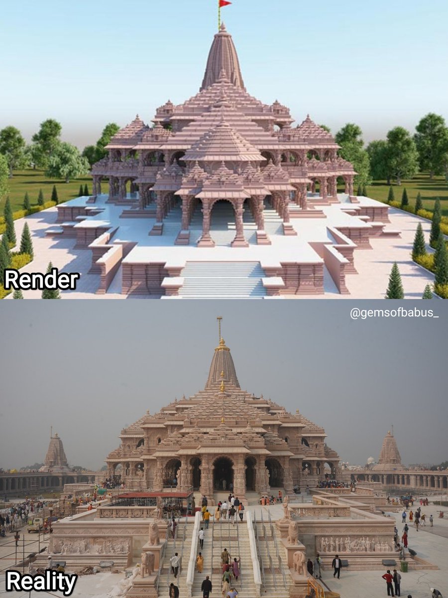 gemsofbabus_'s tweet image. Rate it out of 10.

📍Ram Mandir, Ayodhya, Uttar Pradesh. 🙏