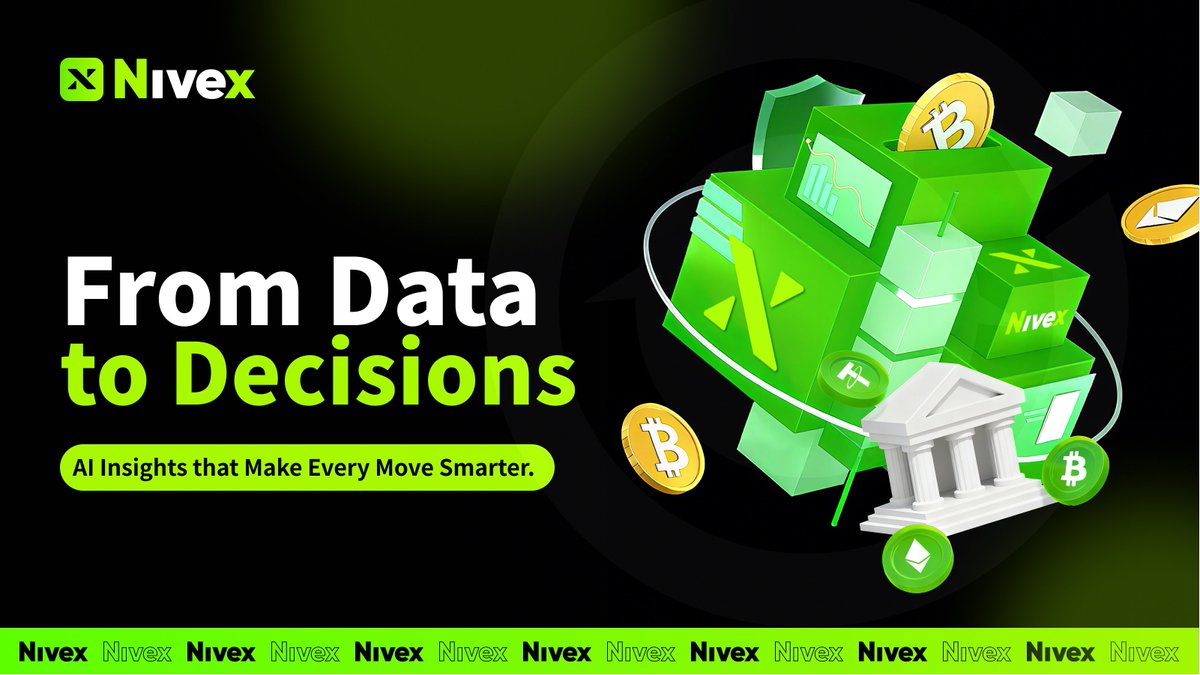 nx_Labs's tweet image. 💭Your instincts + AI intelligence = unstoppable trading.

🤖 Data is everywhere — but turning it into smart decisions?
That’s where Nivex AI shines. ✨

⚡ Real-time analysis
📈 Adaptive pattern recognition
🎯 Actionable insights for every trade

💚Nivex transforms raw…