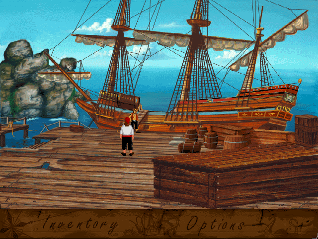 Playing Missing on Lost Island a 2000 Slovak PC adventure game that looks weird twitch.tv/RetrogradeTom

#retro #retrogames #retrogaming #pointandclickadventure