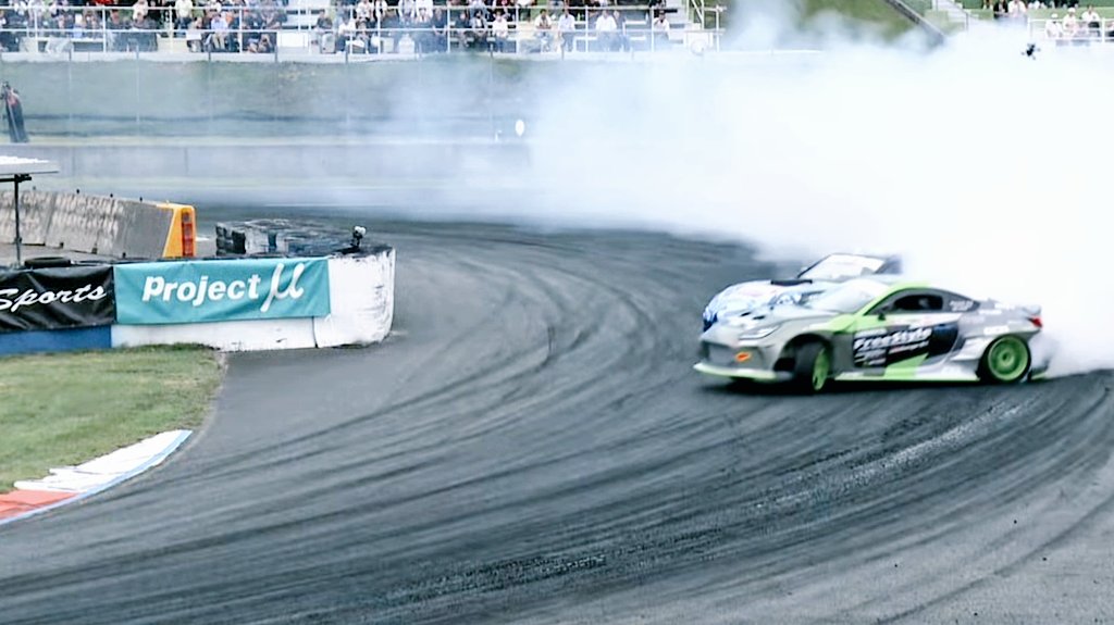 岡山でかっこいいドリフトを見せるじゃまけんさんその2 #FDJAPAN