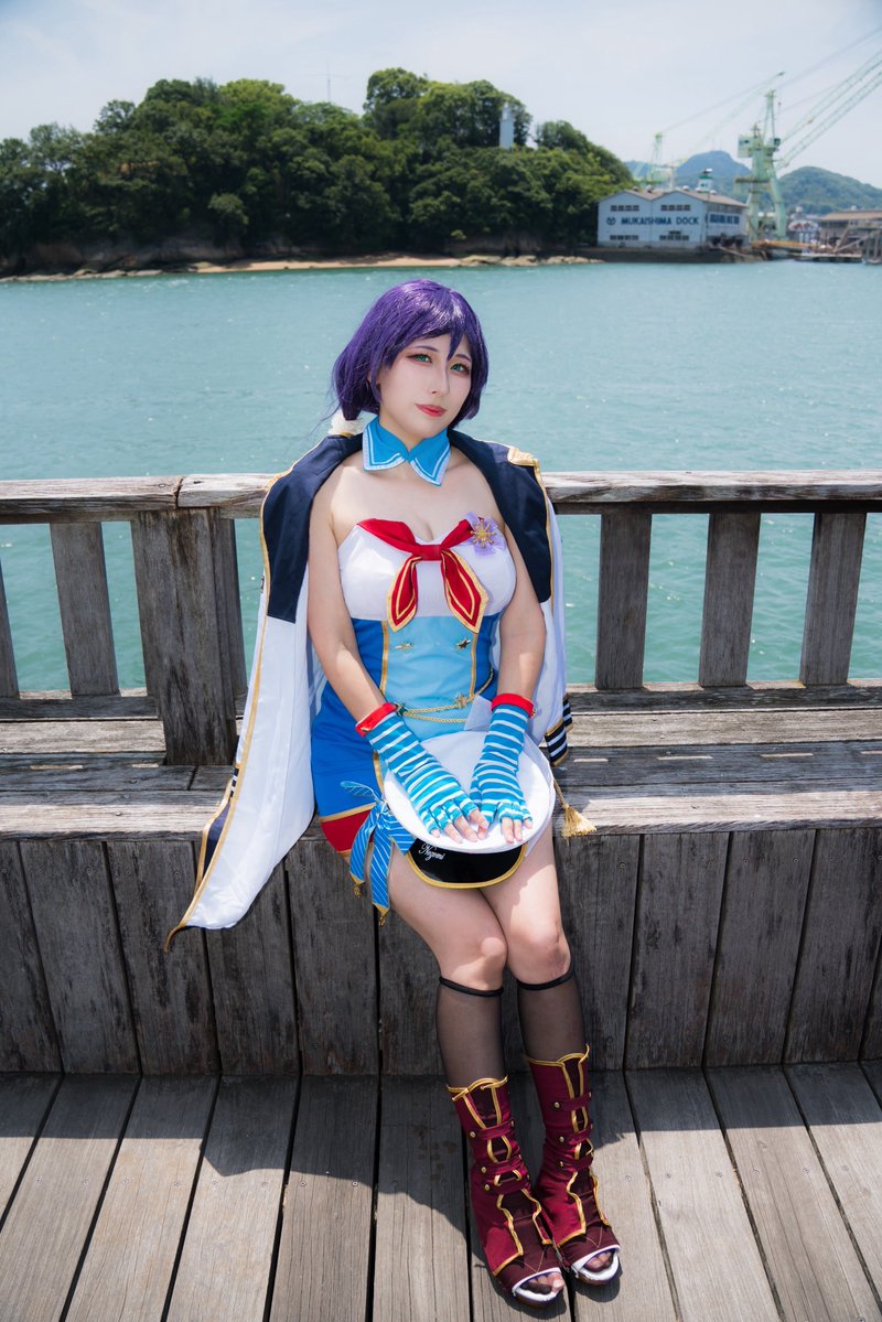 ofuro_cosp's tweet image. Cosplay/コスプレ
ラブライブ！ 東條希

「ちょっと休憩〜♪」

📸:@ takka_zerozero 
 #コスカレ夏フェス2025