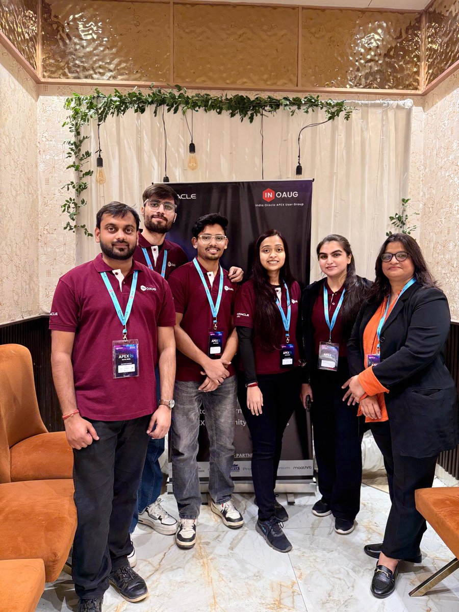inoaug's tweet image. 💥 Hats off to our Gurugram Volunteer Squad! Your energy, commitment &amp;amp; teamwork powered this success. Thanks for stepping up &amp;amp; shining bright! 🌟🙌
#APEXAIDays #Oracle #INOAUG #LowCode #orclAPEX #OracleCloud #GenAI #AI #India #DeveloperCommunity #BuildWithAPEX