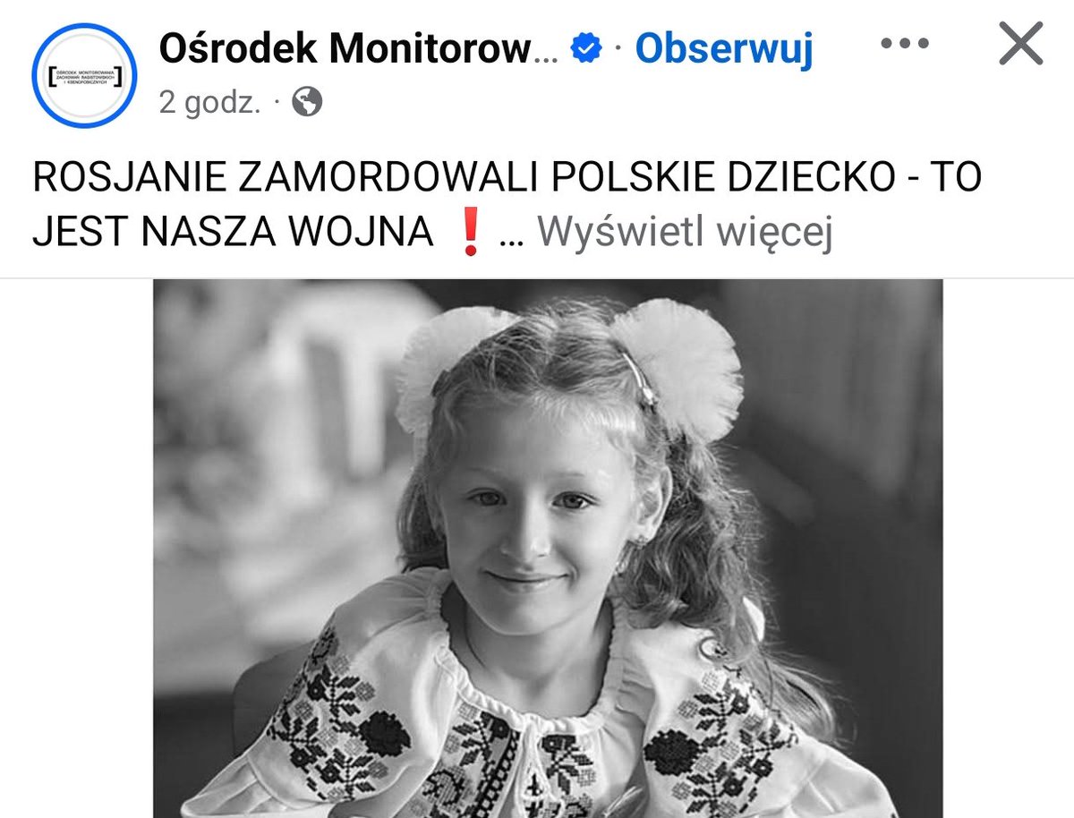 krulbijedame's tweet image. IZRAEL ZAMORDOWAŁ POLSKIEGO WOLONTARIUSZA- TO JEST NASZA WOJNA ❗

🤡