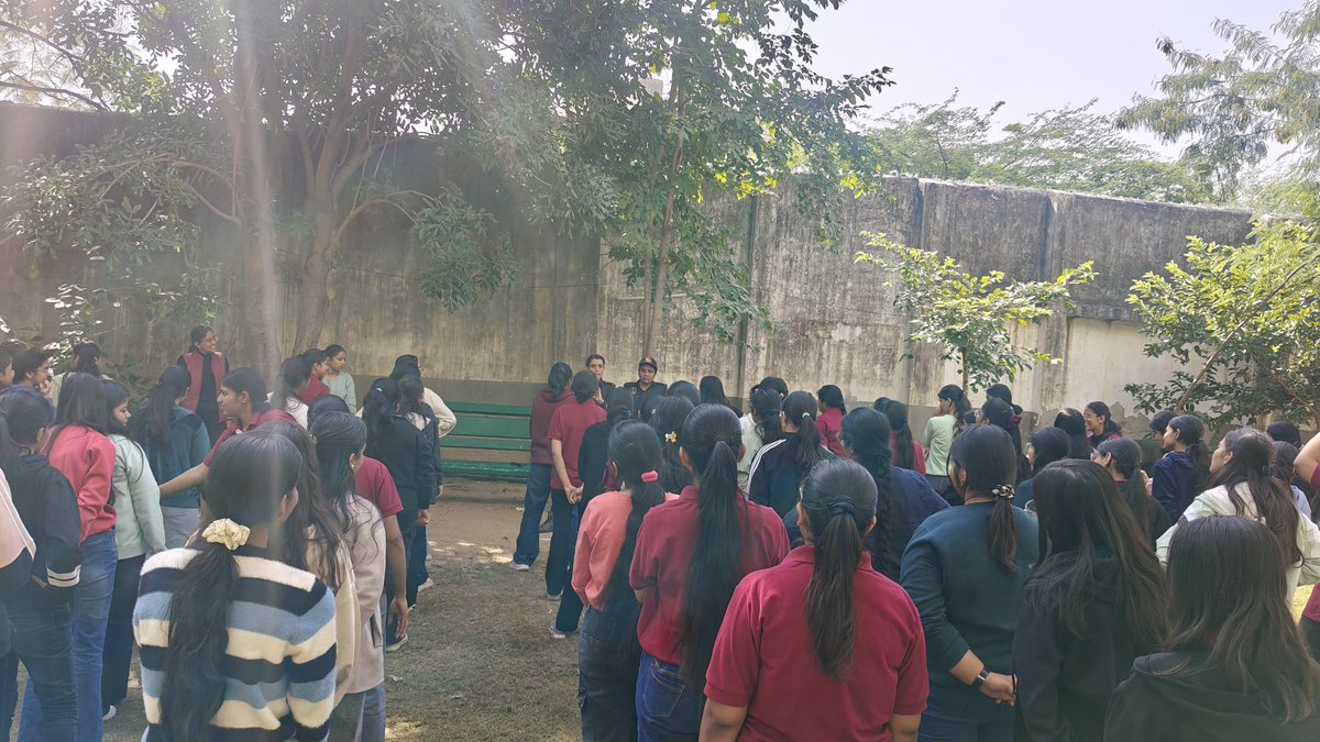 INDGeniusOrg's tweet photo. INDGenius PCE organised Mission Sahasi, a Women’s Safety Awareness &amp; Self Defence Training Program at Poornima College of Engineering, helping students build confidence and learn practical defence skills. https://t.co/vWLxiR3XgC