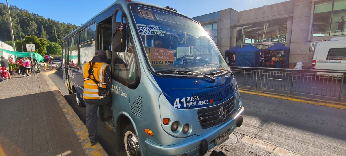 Hoy en la región del Biobío nos encontramos fiscalizando buses interurbanos y rurales en el terminal Collao del Gran Concepción.🚍🚛🚌🚐🚟✅