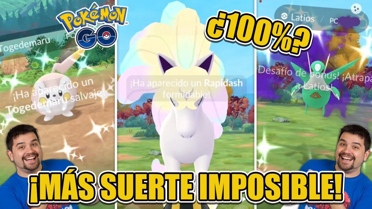 keibron's tweet image. 🎬Nuevo Vídeo🎬

😱 ¡CONSIGO 2 SHINY CASI SIN QUERER en mi BUSQUEDA de 100% de IV FORMIDABLE  y de HUEVO en Pokémon GO!
#PokemonGO #shiny #formidable #perfecto

¡Compartir a tope se agradece! ❤

▶️ Link: youtu.be/RbhW0pFVsJg