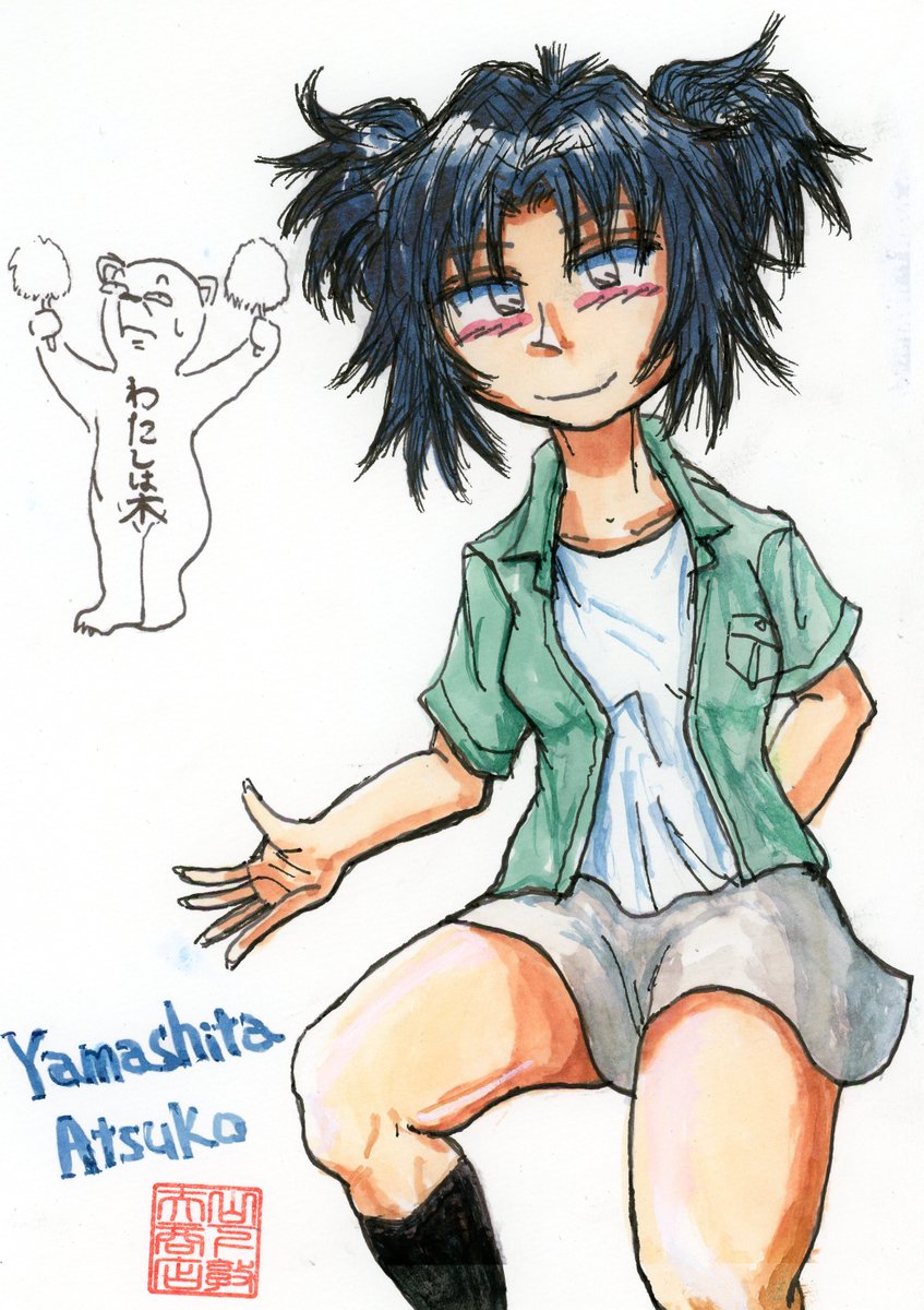 #いいツインテールの日 #うちの子 

篤子
「わりと悪口には慣れてるンだけど
『伐採未実施雑木林』はさすがに堪えるわね……
ばっさいみじっしざつもくりん……」