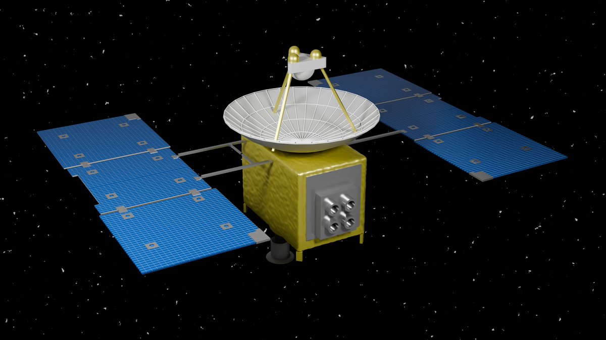 Akhilow3113's tweet image. 今日のお題「小惑星探査機「はやぶさ」」です。
 #深夜のモデリング60分一本勝負 
#b3d #3DCG