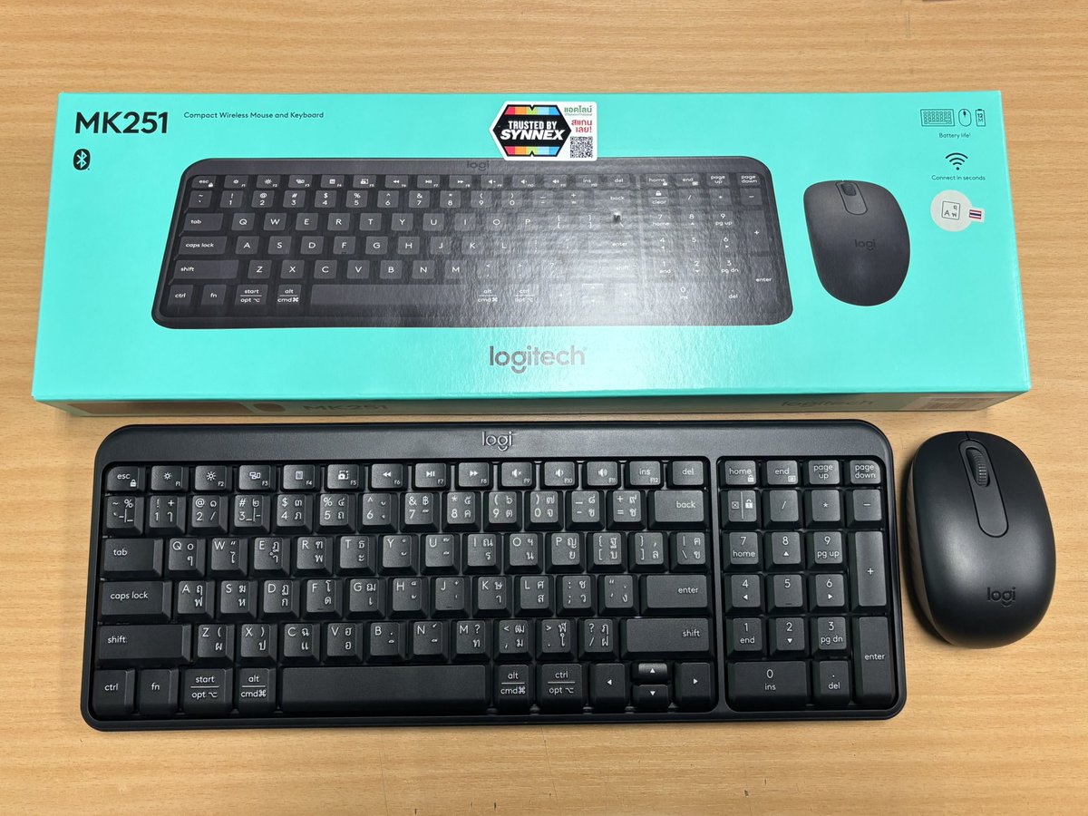 ⌨️ #ส่งต่อ เซ็ตคีย์บอร์ด+เม้าส์ไร้สาย logitech รุ่น MK251 เชื่อมต่อ Bluetooth ง่ายมากๆ ไร้สาย ขนาดกะทัดรัด น้ำหนักเบา สภาพใหม่มากก ยังไม่เคยใช้เลยค่ะ
💰 650฿ 🔥 (จาก 749฿)
📮ค่าส่งคิดตามจริง 📦
💬 สนใจทัก dm ค่ะ

#logitech #โลจิเทค #ส่งต่อคีย์บอร์ด #ส่งต่อเม้าส์ #MK251 #K251