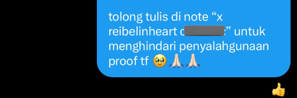 reibelinheart's tweet image. Aku skrg kalau transaksi pp sprti ini krna takut disalahgunain noreknya😭 Buyer harus tulis note ketika tf ke aku dan aku juga tulis note ketika tf ke buyer.