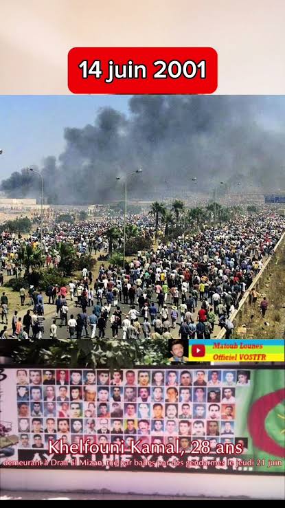 oxynttas's tweet image. Le #MAK n’est pas né par hasard. Il est né durant le printemps noir de 2001 et lorsque le régime #algérien a assassiné  130 jeunes #kabyles et  a engendré des milliers de blessés et handicapés à vie. Depuis, la #Kabylie a décidé de se prendre en main pour protéger ses enfants.