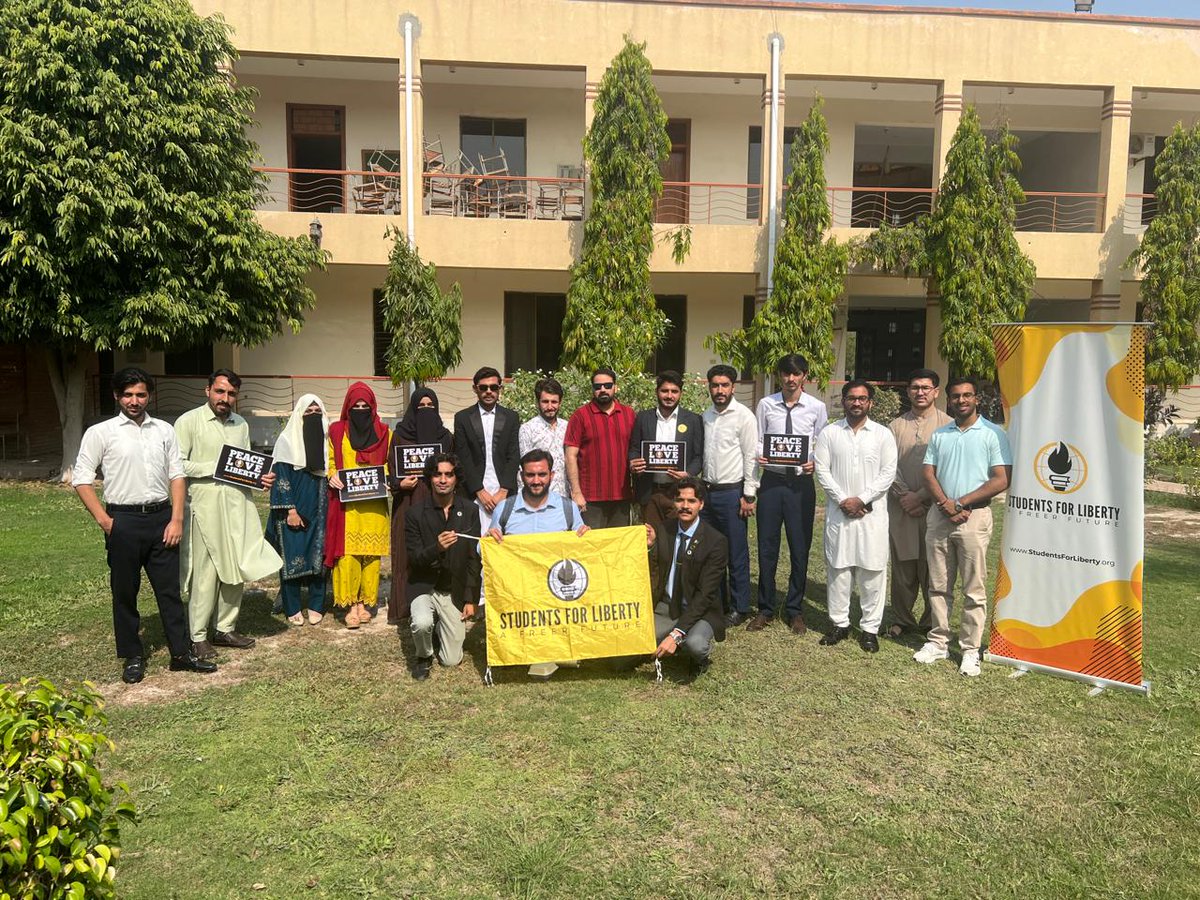 On Oct 23, 2025, South Asia Students For Liberty hosted "Faith vs Expression" with Qaiser Ali &amp; Muhammad Aslam. 23 participants debated Pakistan’s blasphemy laws and constitutional freedoms, balancing faith respect and free expression. A step toward liberty in Pakistan.