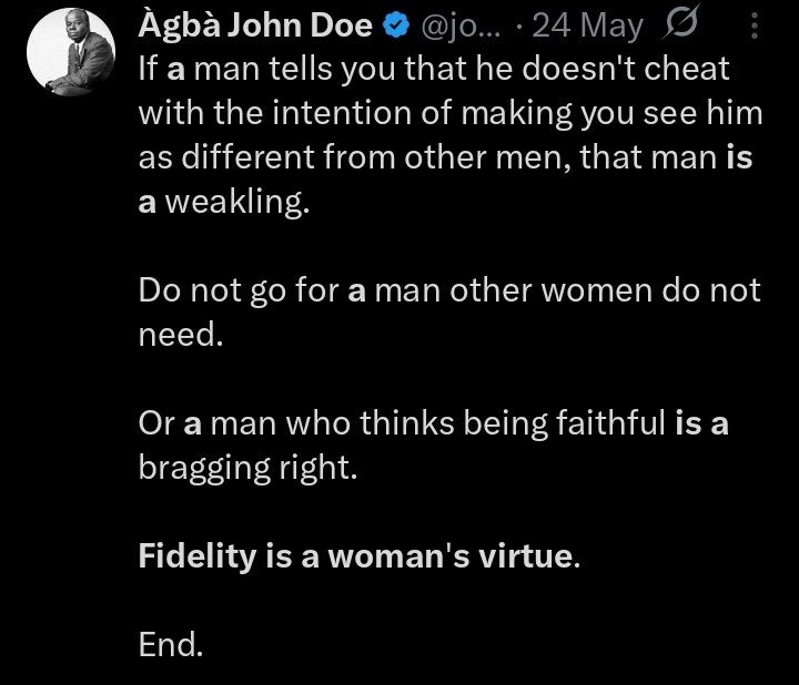 Emmanuel_indeed's tweet image. Dear women.