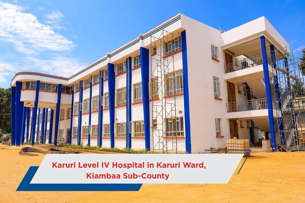 DanChepta's tweet image. This is not Nandi or Uasin Gishu County, 

Where President Ruto comes from. This is Kiambu, 

Where Governor Wamatangi has built 

Over 7 new Level 4 hospitals in less than two years.