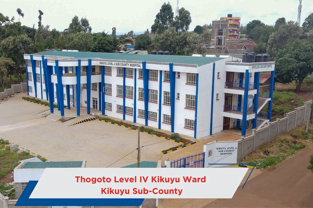 DanChepta's tweet image. This is not Nandi or Uasin Gishu County, 

Where President Ruto comes from. This is Kiambu, 

Where Governor Wamatangi has built 

Over 7 new Level 4 hospitals in less than two years.