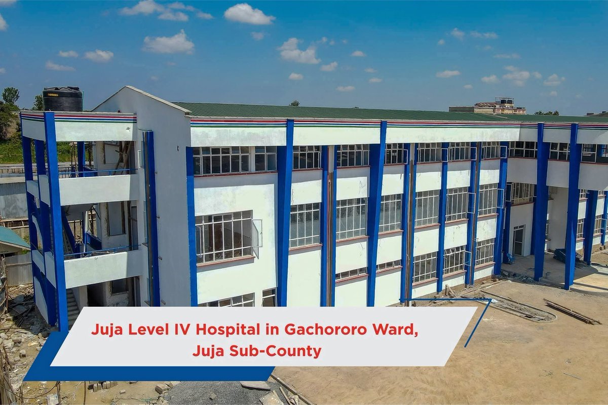 DanChepta's tweet image. This is not Nandi or Uasin Gishu County, 

Where President Ruto comes from. This is Kiambu, 

Where Governor Wamatangi has built 

Over 7 new Level 4 hospitals in less than two years.