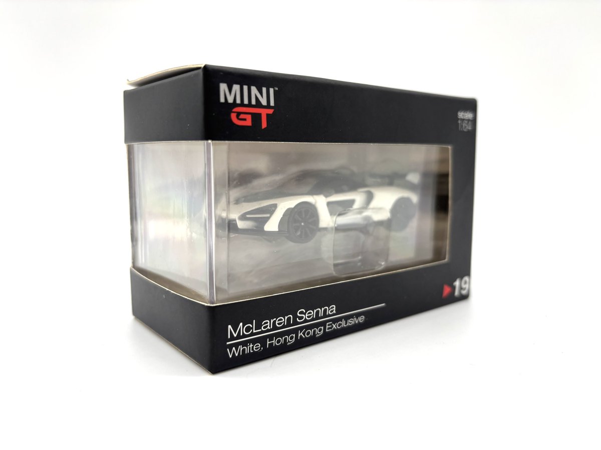 19 MINI GT McLaren Senna White | Hong Kong Exclusive