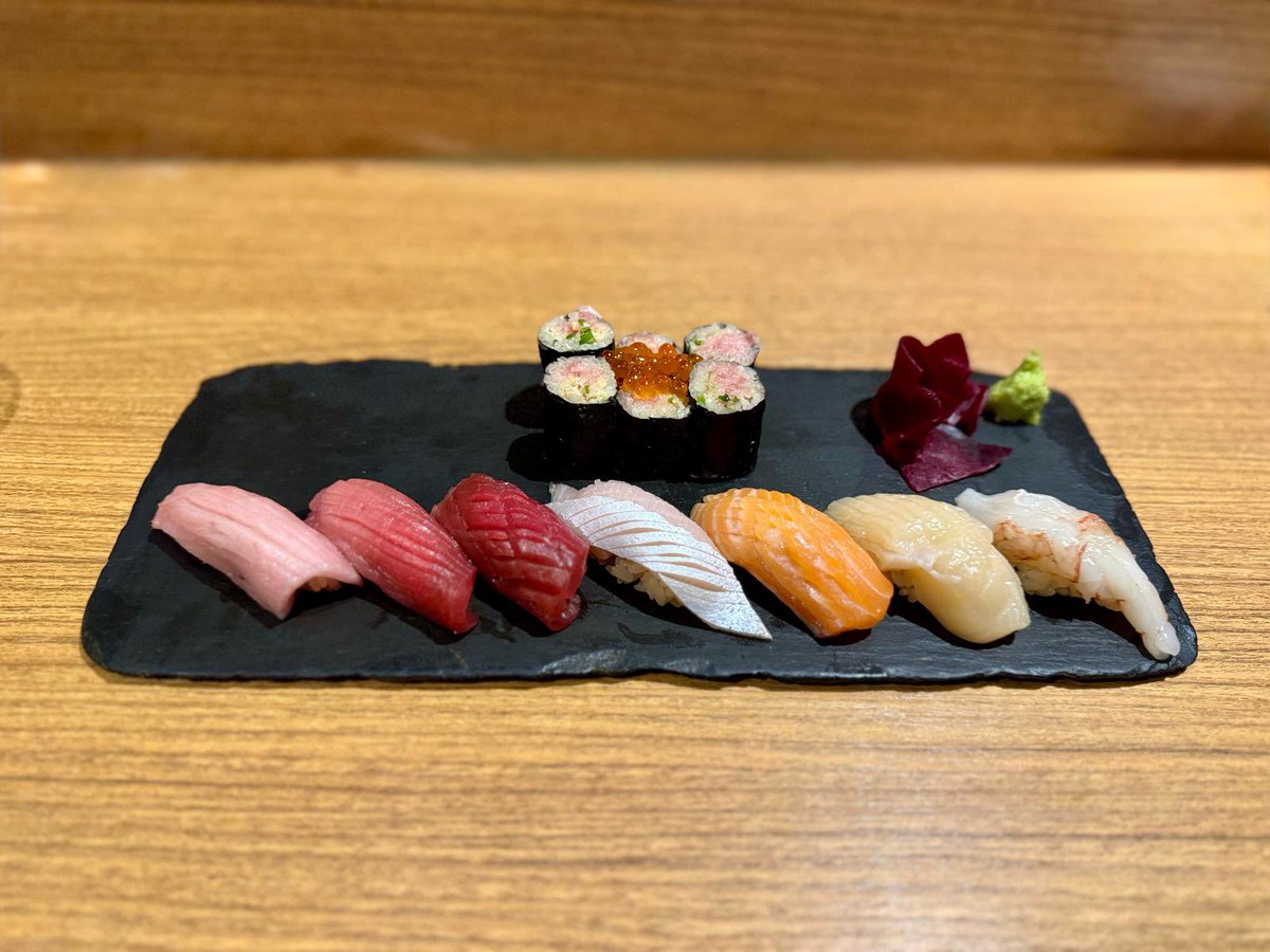 #すし #いただきます 
ビーツで作ったガリ美味しかった