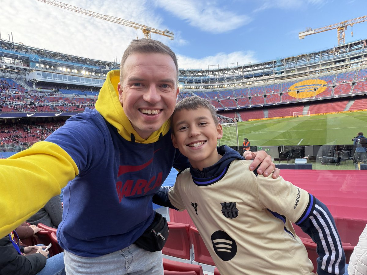 m_stefanowski's tweet image. Sprawdzamy nowe Camp Nou ❤️💙