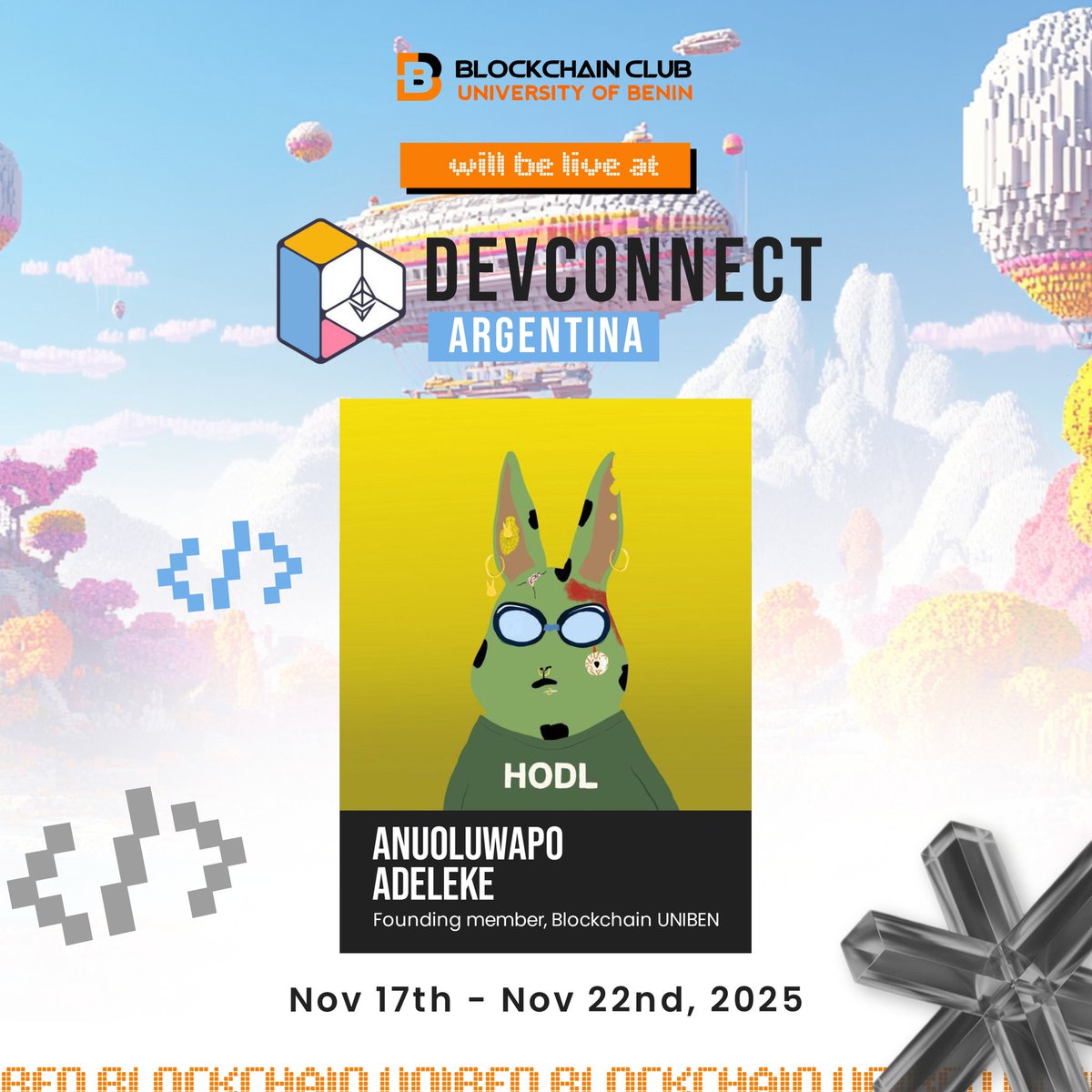 unibencrypto's tweet image. @cryptanu, founding member said let’s take this thing global.🇦🇷🌍
Currently in Argentina for Devconnect, syncing with devs and building bridges that go beyond timelines.

Not just networking, but also exchanging insights, forming alliances, and pushing our presence further into…