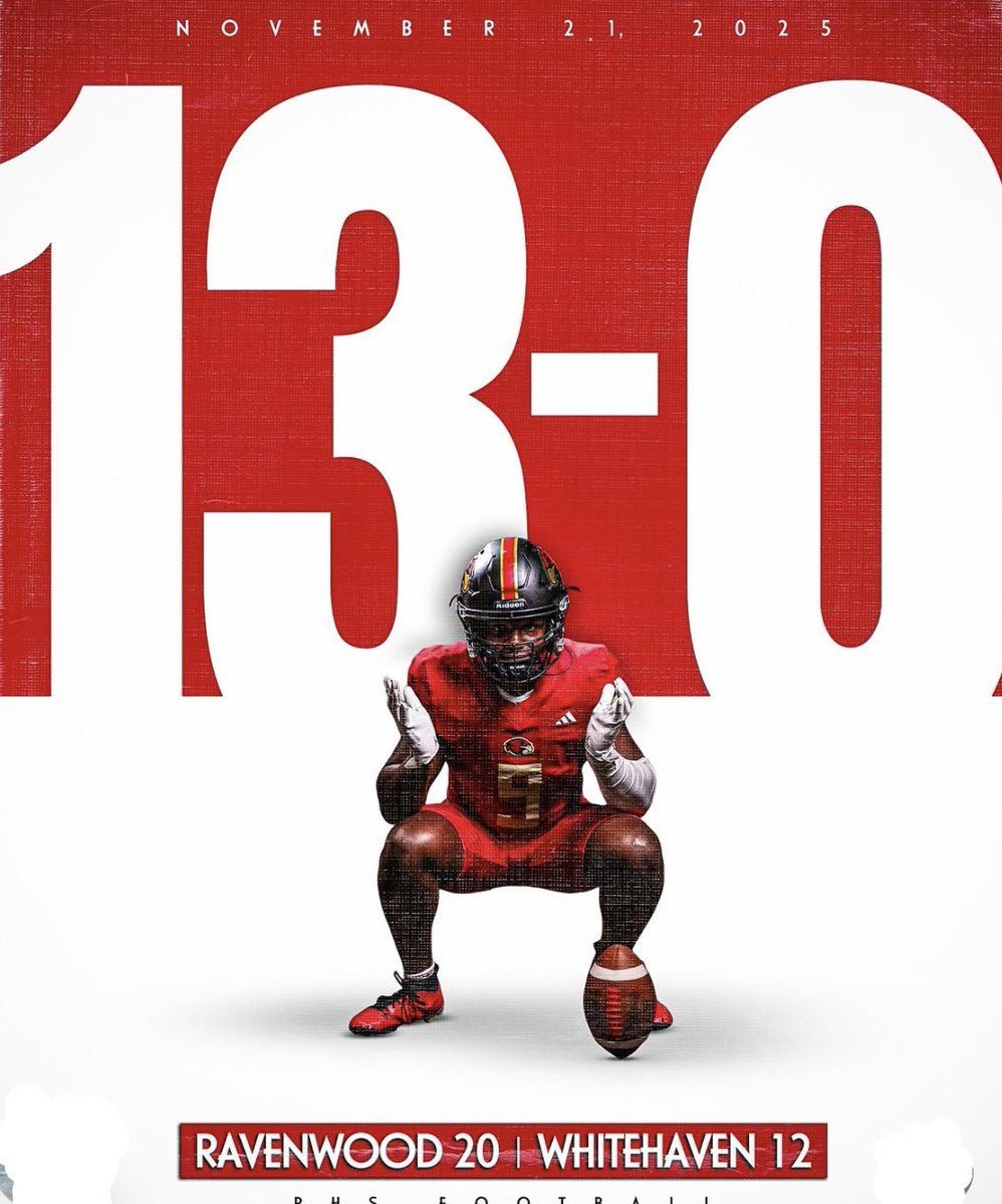 13-0 … 6A State Semi-finals vs Southwind at the Nest, Friday, November 28th 

<a href="/wcsRHSfootball/">Ravenwood Football 🦅</a> 📸 <a href="/CTCreativeWork/">Christian Taylor</a>