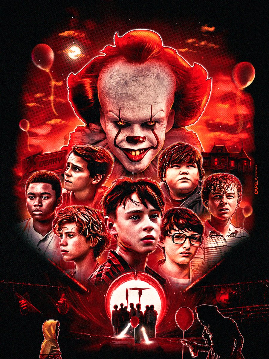EuCapela's tweet image. It 🎈
.
.
.
.
.
#Pennywise #WelcomeToDerry #coverart #art #fanart #horror #stephenking #designer #illustration