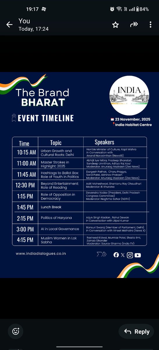 India Dialogues Conclave tweet media