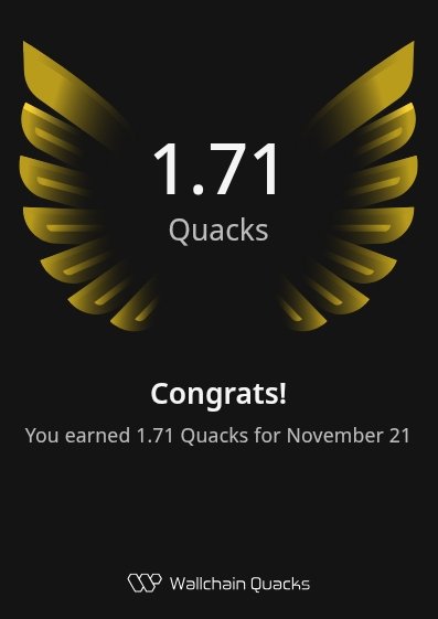 rk_crypt's tweet image. Another day, another Quack earned.
Nov 20 - 1.7 Quacks
Nov 21 - 1.71 Quacks
Small numbers to some, but for me? It’s proof that the grind is WORKING 🦆

Because I don’t just “post”…
I reply more than I sleep ..
Especially under @HeyElsaAI &amp;amp; @Alignerz_ --&amp;gt; these feeds don’t move…