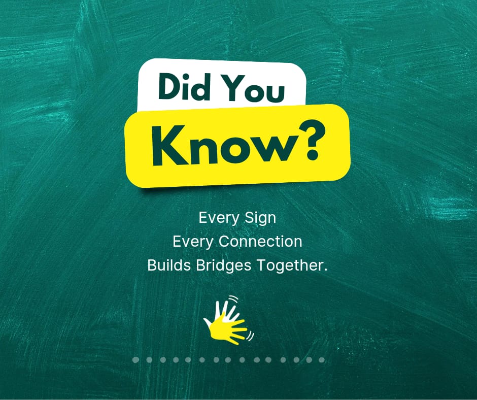 Myhandstalk's tweet image. Every sign brings us closer together 🤝🤟
Building connection, inclusion, and understanding—one gesture at a time.

#MyHandsTalk #SignLanguage #InclusionMatters