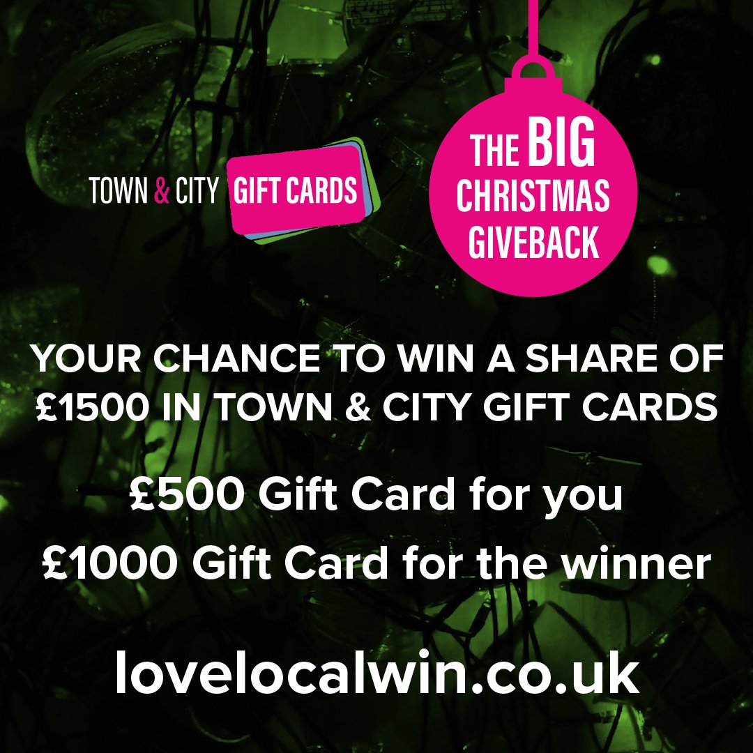 The BIG Christmas Giveback closes this Friday, November 28, at midnight. 

Nominate a local hero or community group, people doing amazing things and awesome organisations, to win a £1,000 Oldham Gift Card - and you could win £500 for nominating. 

Visit lovelocalwin.co.uk