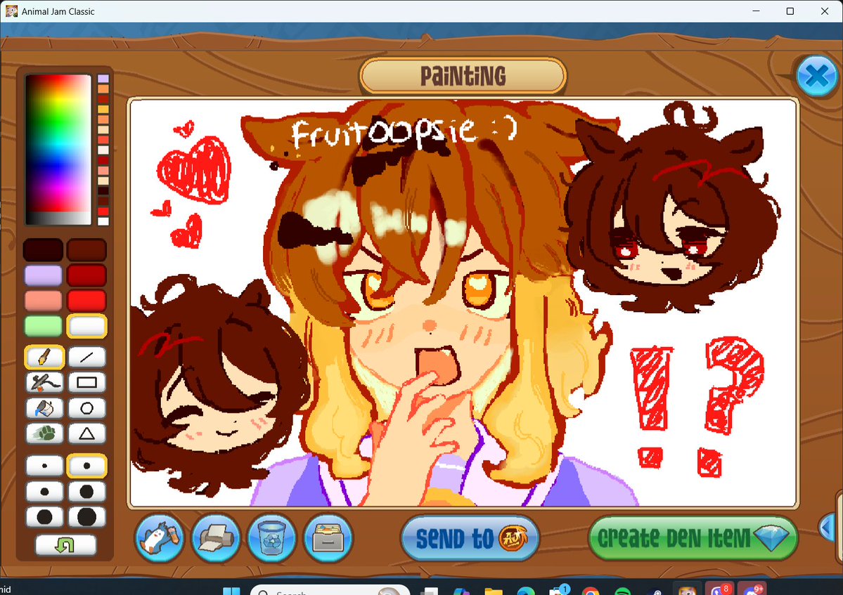 #umamusume #poketaki on animal jam because i cant draw on anything else rn