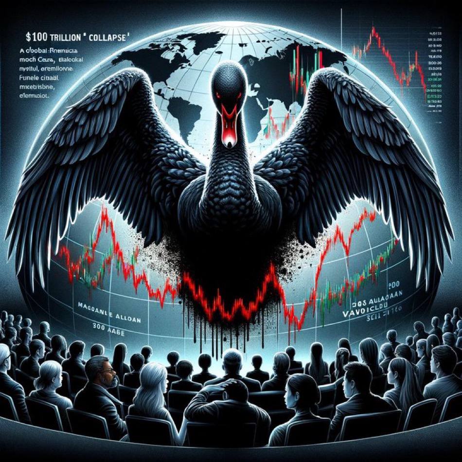 JFKPascalUSSF's tweet image. The Black Swan Has Arrived… 🌧️

$100 TRILLION &apos; COLLAPSE &apos;

#WWG1WGA 🤝 #SemperSupra 💫