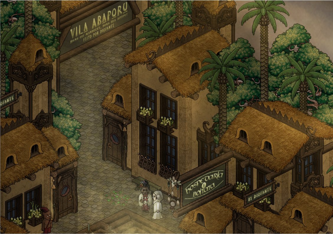 Vilajero de Abaporú, Praça Central. Sociedade Bruxa Brasileira. Design Original criado por Diofante

#habbo #pixelart #hogwarts #harrypotter #habblet #ironhotel #habblive <a href="/Tijdverdrijvert/">Timeturner Productions</a> <a href="/HogVirtual/">Valtus VanTassel - Arte digital y diseño Pixel</a>