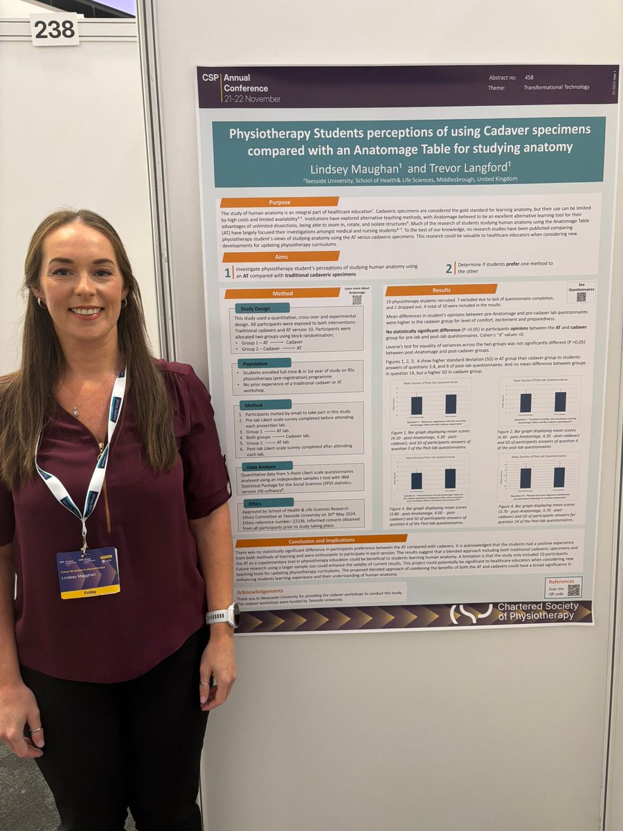 CSPNorthEast's tweet photo. Some of the poster presenters at both the Student and Main CSP Conference:
1. Claire Harvey
2. Karl Pryer
3. Lindsey Maughan

#CharteredSocietyofPhysiotherapy
#CSPStudentConference2025
#CSPConference2025
#Physio25
#ICCWales https://t.co/GtSG9a22S2